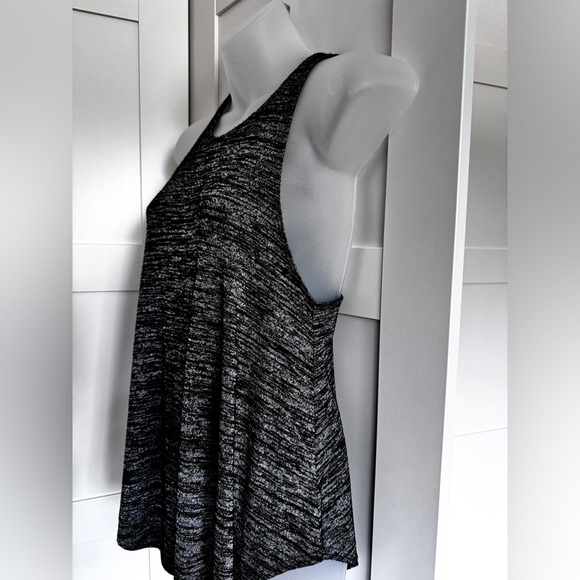 ARITZIA WILFRED FREE Burnette Tank Swing Top Racerback Black & Gray Marled Med - Picture 13 of 15
